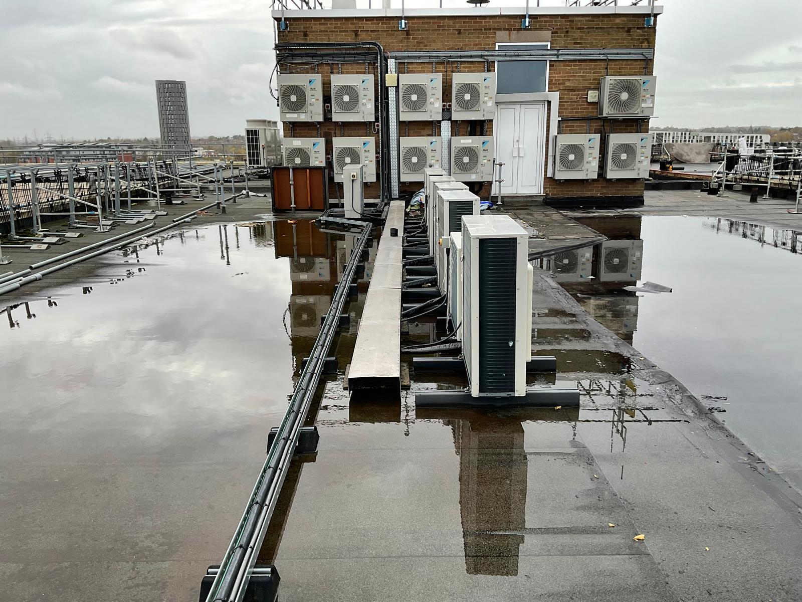 Commercial air conditioning installation by Elite Cooling and Heating 03